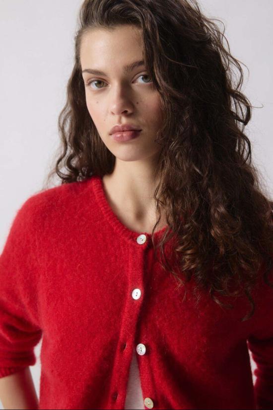  아메리칸 빈티지 가디건 비토 카디건 카민