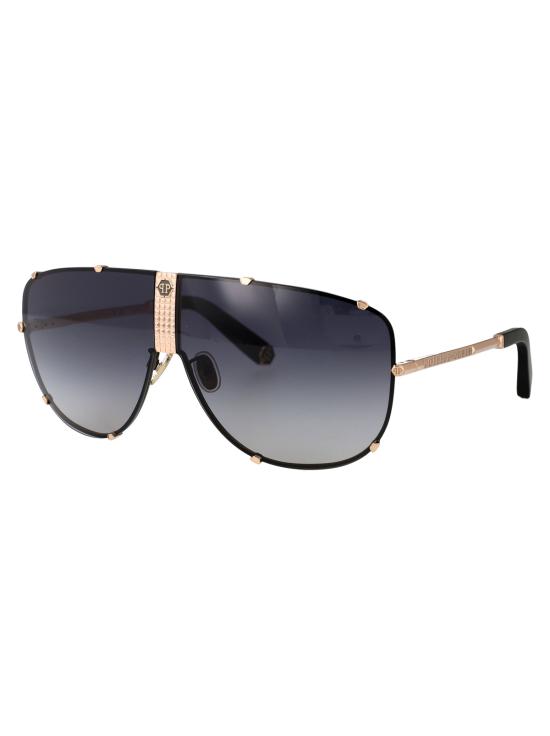  필립 플레인 선글라스 Philipp Plein Spp075m  0376 골드 C/Parti Verde - PHILIPP PLEIN