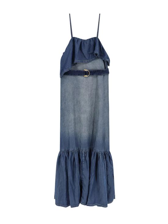 26SS 핑코 미디 원피스 106626 A388PJC Denim