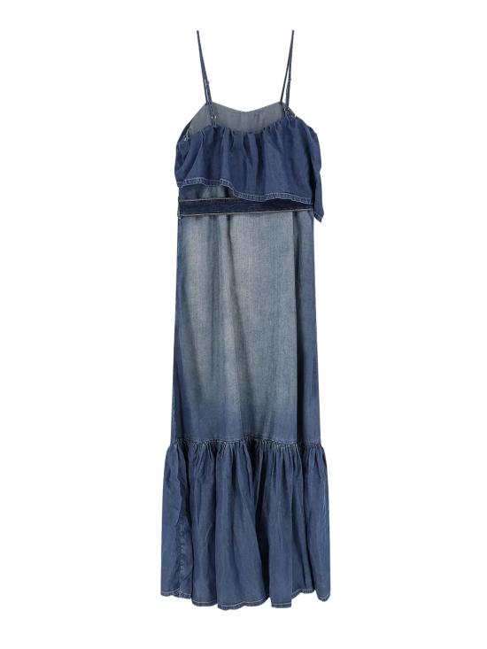 26SS 핑코 미디 원피스 106626 A388PJC Denim - PINKO