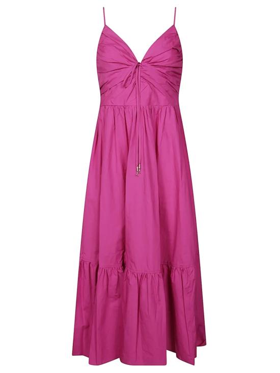 26SS 마이클 코어스 롱 원피스 MS683DHKLZ653 Fuchsia