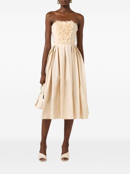 26SS 엘리자베타프랜치 미디 원피스 AB94262E2 045 Beige - ELISABETTA FRANCHI