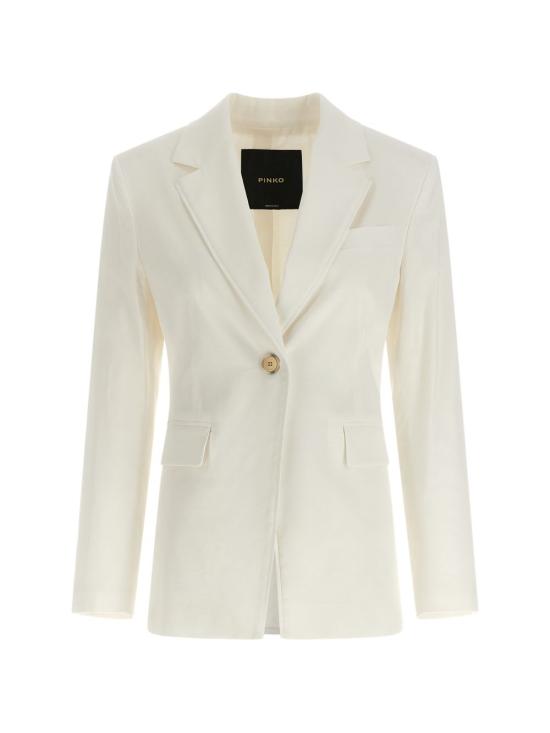 26SS 핑코 수트 자켓 106643 A34IZ05 Bianco