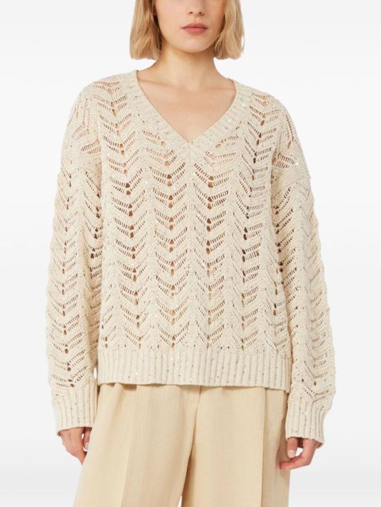 26SS 막스마라 스튜디오 스웨터 2616361032600 MSTFELINO002 Beige - MAX MARA STUDIO