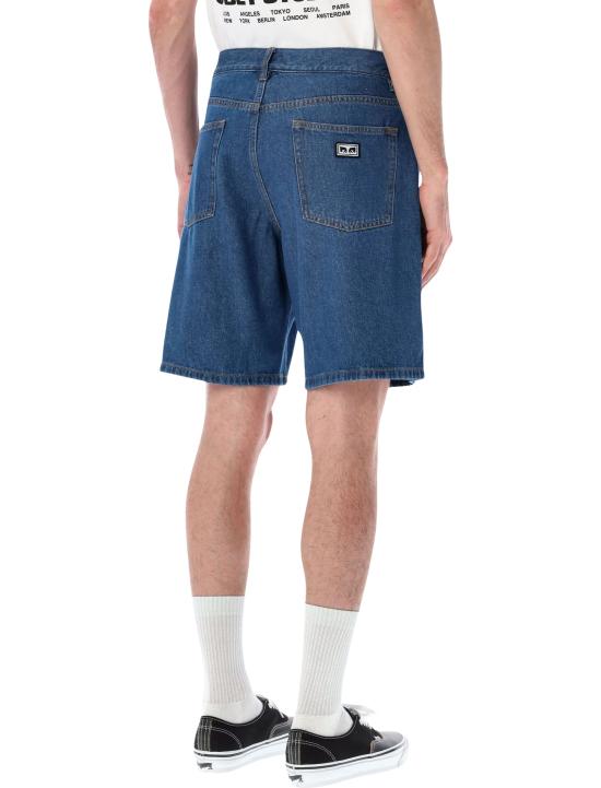 26SS 오베이 데님 숏팬츠 172100110 STW BLUE STONE WASH - OBEY