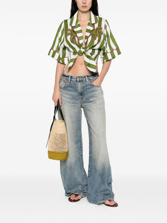 26SS 팜 리오 블라우스 349073 26090 Green - FARM RIO