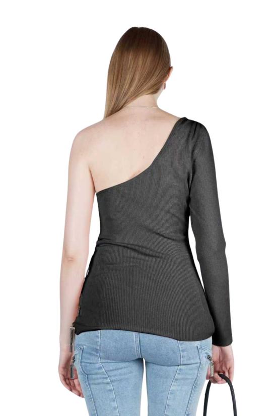  FANG NYC 긴팔 티셔츠 팡 NYC 에센셜 원 슬리브 조절 가능 탑 블랙 - OTHER BRANDS