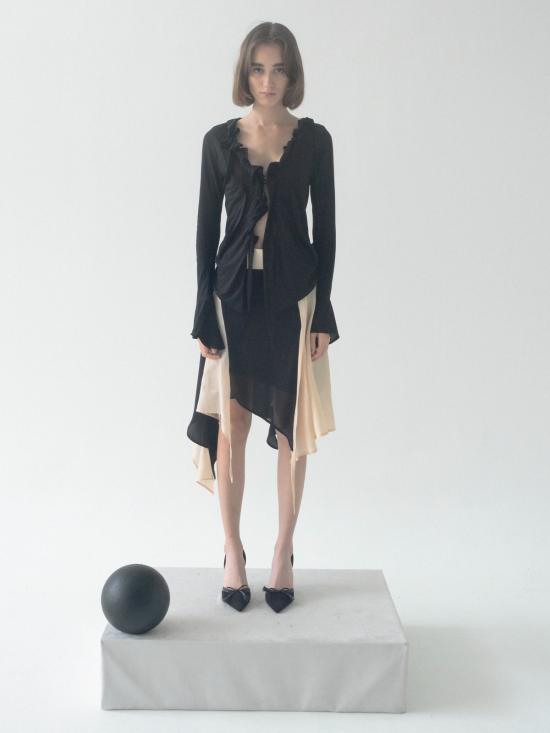  CARO CHIA 블라우스 카로 치아 오퍼레 탑 - OTHER BRANDS