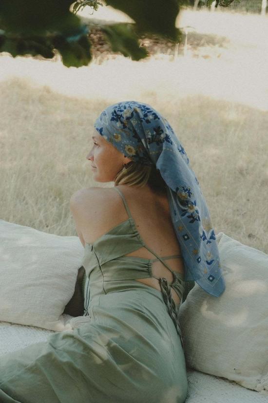  Maison Lecomte Flament 머플러/스카프 시크릿 가든 코튼 스카프 - OTHER BRANDS