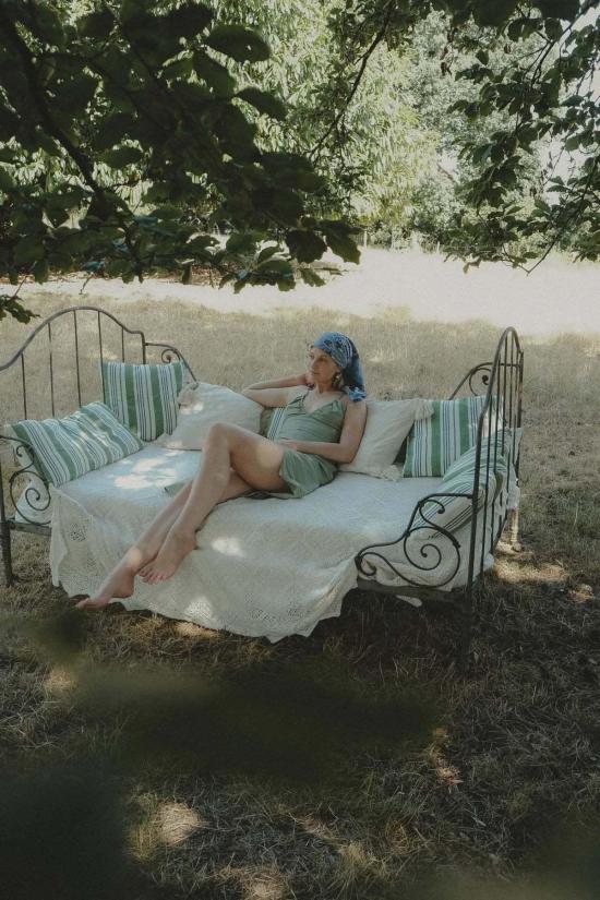  Maison Lecomte Flament 머플러/스카프 시크릿 가든 코튼 스카프 - OTHER BRANDS