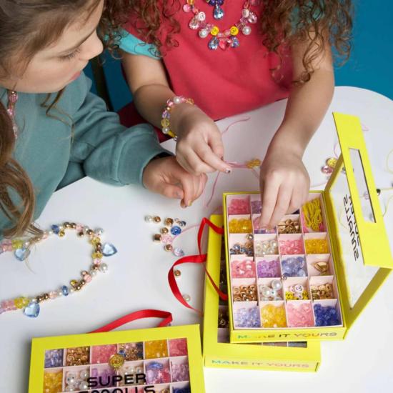  [키즈] 슈퍼스몰 신생아/영아 완구 어린이들을 위한 초소형 비즈 공예 DIY 키트 - SUPER SMALLS