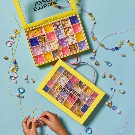  [키즈] 슈퍼스몰 신생아/영아 완구 어린이들을 위한 초소형 비즈 공예 DIY 키트 - SUPER SMALLS
