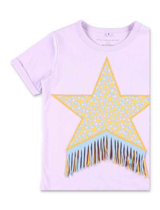 26SS [키즈] 스텔라 맥카트니 티셔츠 TY8B01Z0434 539 PURPLE - STELLA MCCARTNEY