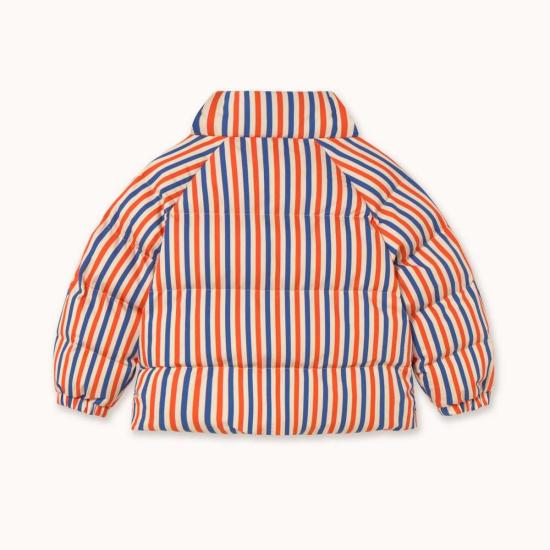  [키즈] 타이니코튼 패딩 키즈 스트라이프 반팔 패딩 재킷 - TINYCOTTONS