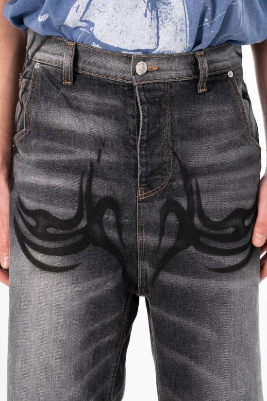 26SS 헬스타 데님 팬츠 HSPS26DM1 BLACK - HELLSTAR