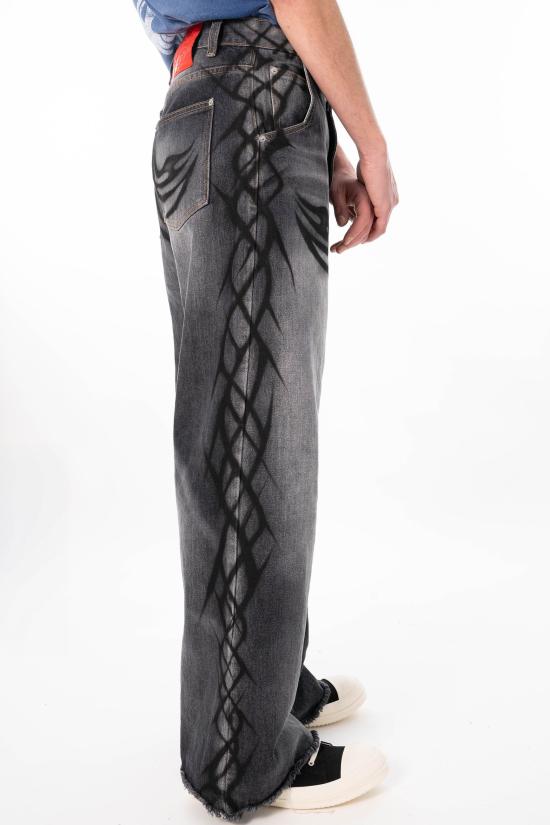 26SS 헬스타 데님 팬츠 HSPS26DM1 BLACK - HELLSTAR