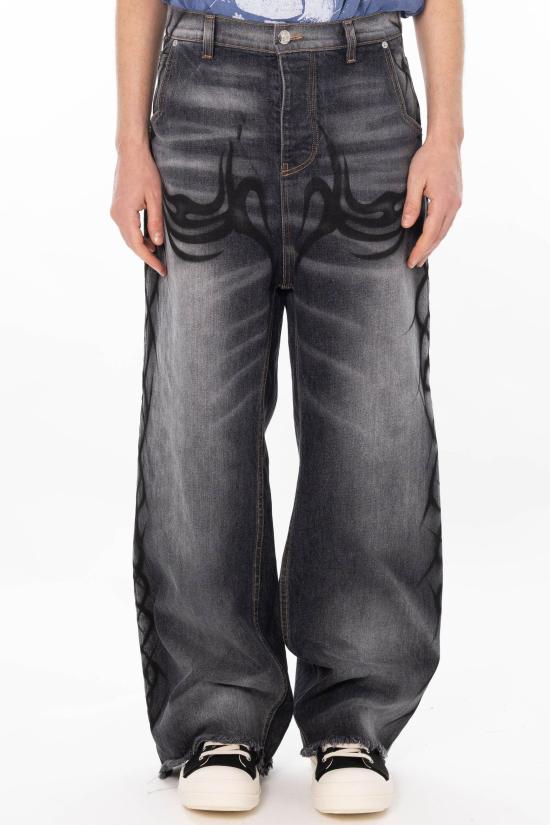 26SS 헬스타 데님 팬츠 HSPS26DM1 BLACK