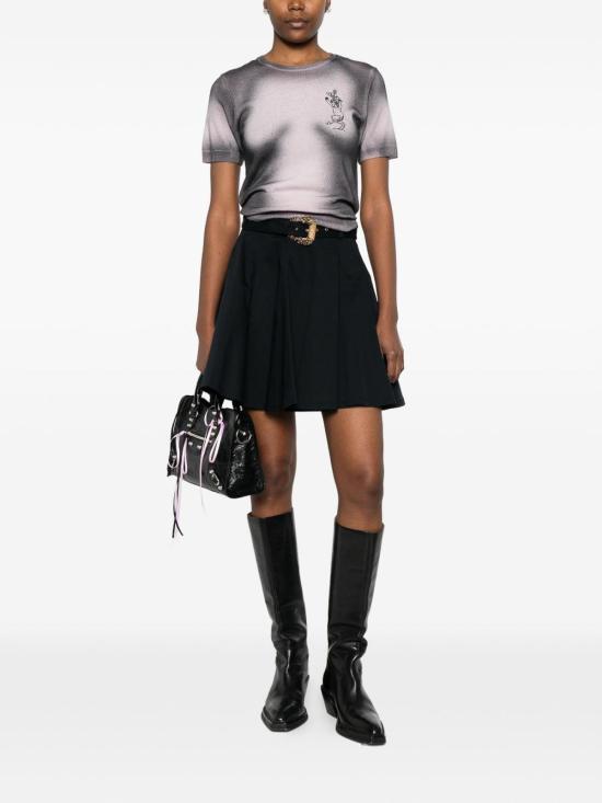 26SS 베르사체 숏 스커트 80HAE801 N0715899 Black - VERSACE