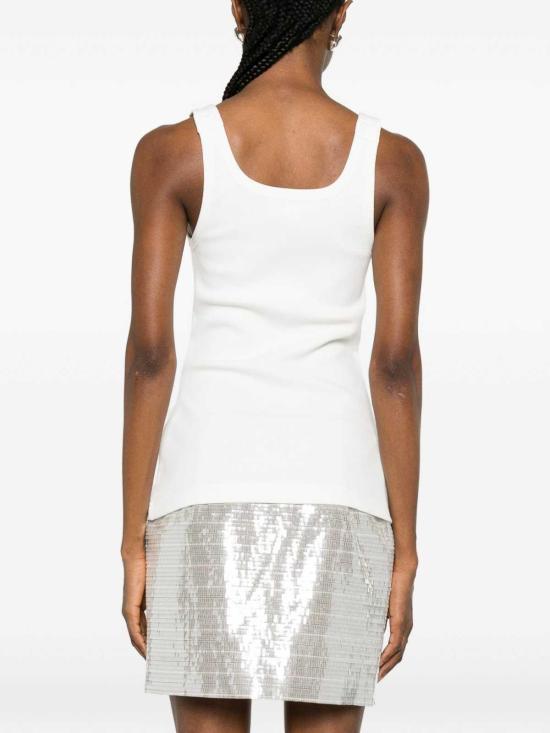 26SS 베르사체 민소매 티셔츠 80HAM619 J0198039 White - VERSACE