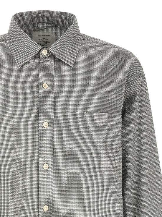26SS 엠에프펜 셔츠 M126010TEXTUREDBOTTLEGREYCHECK - MFPEN
