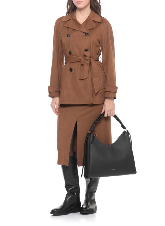 26SS 코치넬리 숄더백 E1M50130201 BOHEME GRANA DOUBLE613 Black - COCCINELLE