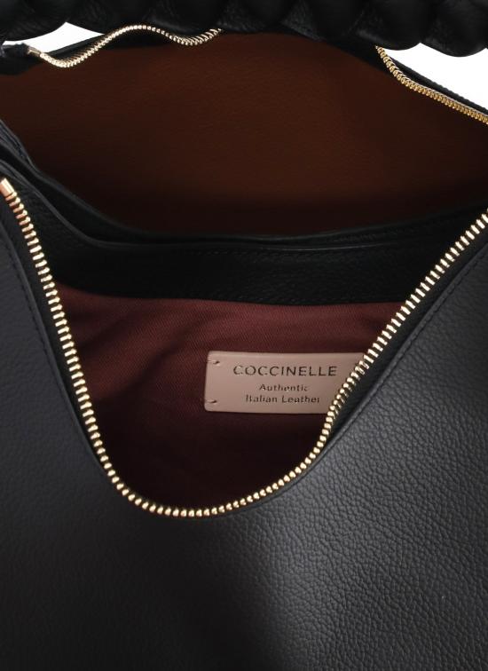 26SS 코치넬리 숄더백 E1M50130201 BOHEME GRANA DOUBLE613 Black - COCCINELLE