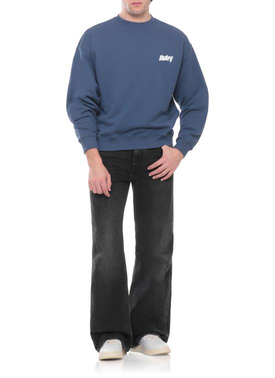 26SS 오트리 긴팔 티셔츠 SWPX 035RDRONE Blue - AUTRY