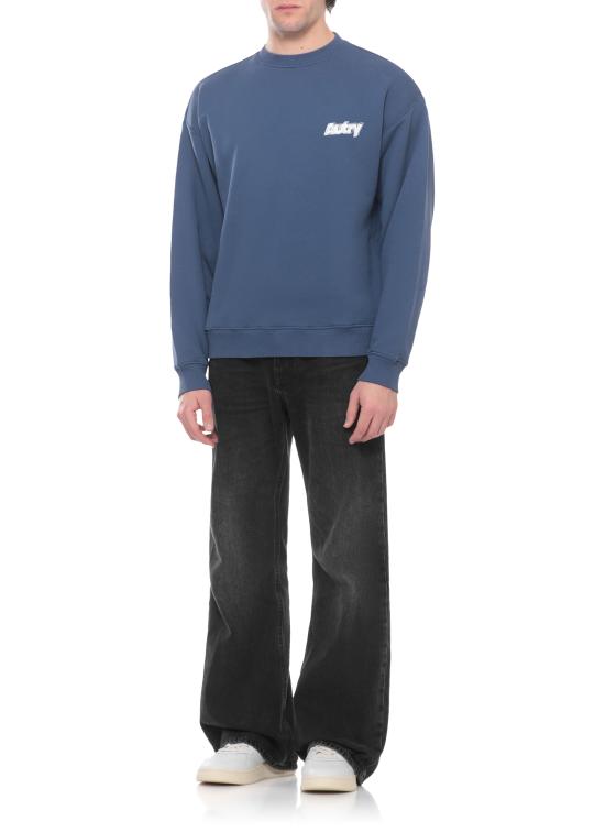 26SS 오트리 긴팔 티셔츠 SWPX 035RDRONE Blue - AUTRY