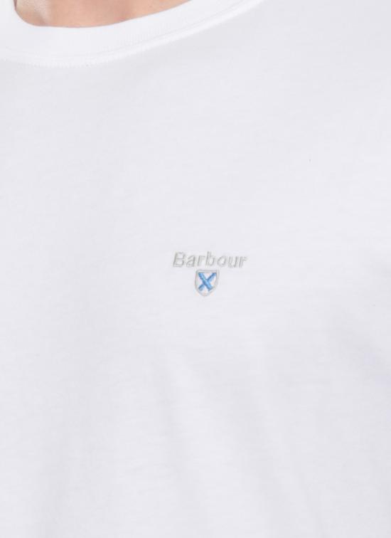 26SS 바버 반팔 티셔츠 MTS0670 MTSWH11 White - BARBOUR