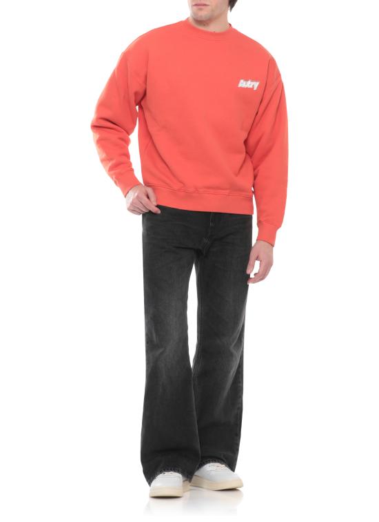 26SS 오트리 긴팔 티셔츠 SWPX 035HCHOCINEAL Orange - AUTRY