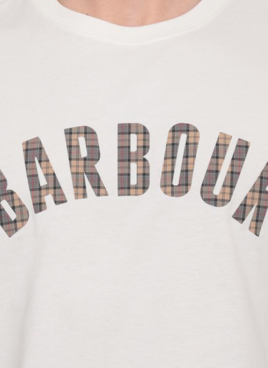 26SS 바버 반팔 티셔츠 MTS1562 MTSWH32 White - BARBOUR