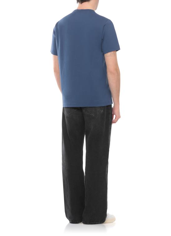 26SS 오트리 반팔 티셔츠 TSPM 045RDRONE Blue - AUTRY