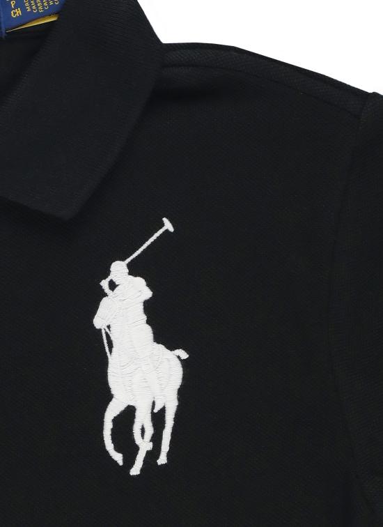 26SS [키즈] 랄프 로렌 폴로 셔츠 670257 015 Black - RALPH LAUREN