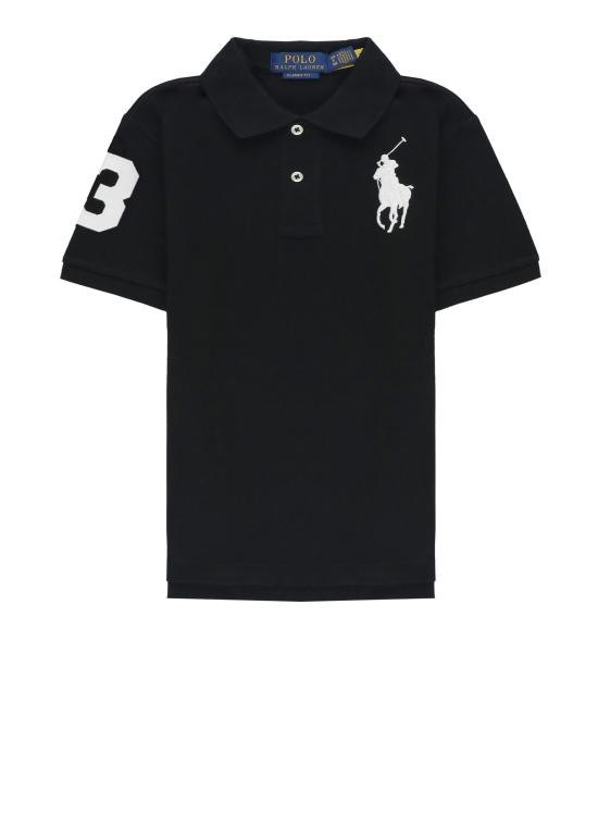 26SS [키즈] 랄프 로렌 폴로 셔츠 670257 015 Black