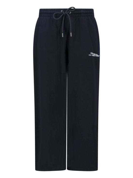 26SS 오프화이트 스트레이트 팬츠 OMCH05AS26FLE00800 BLACK Black