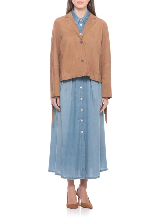 26SS 불리 가죽 자켓 8730 FR SUE GS400NOCCIOLA Brown - BULLY