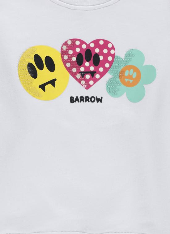 26SS [키즈] 바로우 티셔츠 S6BKJGSW122 002 White - BARROW