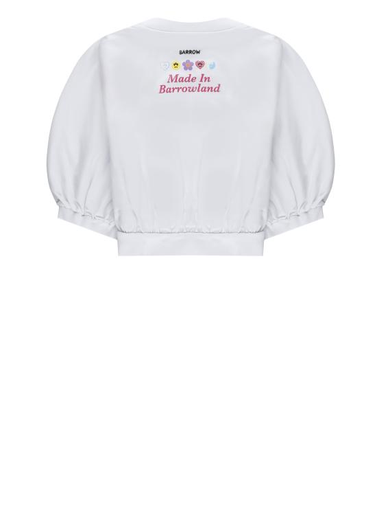 26SS [키즈] 바로우 티셔츠 S6BKJGTH133 002 White - BARROW