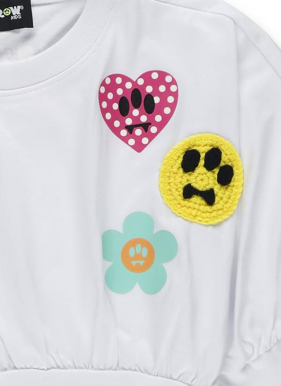 26SS [키즈] 바로우 티셔츠 S6BKJGTH133 002 White - BARROW