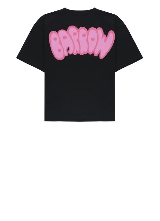 26SS [키즈] 바로우 티셔츠 S6BKJUTH007 110 02 Black - BARROW