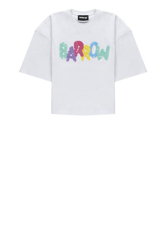 26SS [키즈] 바로우 티셔츠 S6BKJGTH132 002 White