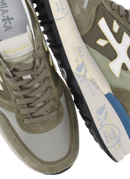 26SS 화이트 프리미아타 스니커즈 MICK 8086 Green - WHITE PREMIATA