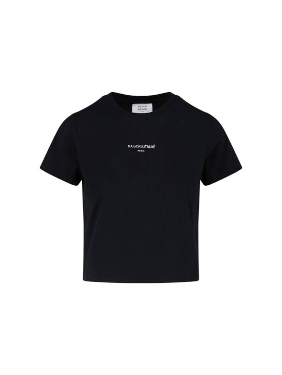 26SS 메종키츠네 반팔 티셔츠 QW00100KJ7026 P199 Black