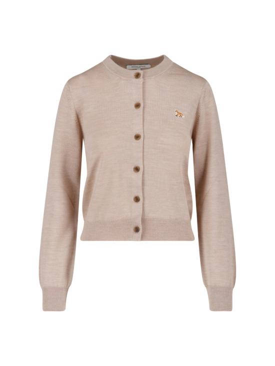 26SS 메종키츠네 베이비 폭스 메리노 레귤러 가디건 PW00502KT1181 0429 Beige