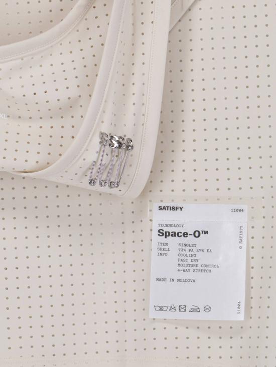 26SS 새티스파이 반팔 티셔츠 11004 11401 White - SATISFY