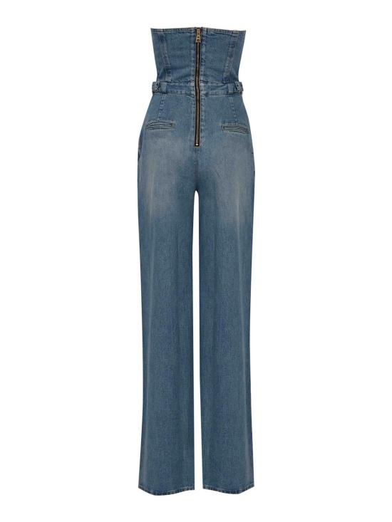 26SS 엘리자베타프랜치 데님 원피스 TJ46I61E2 139 BLUE VINTAGE - ELISABETTA FRANCHI