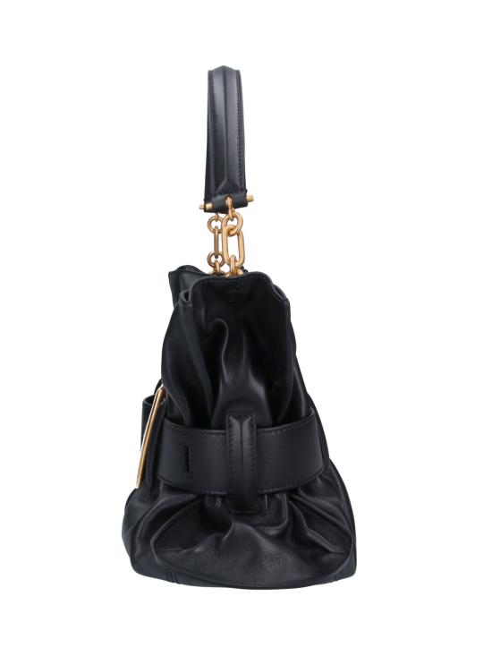 26SS 발망 숄더백 GN0KK990LSAX 0PA Black - BALMAIN