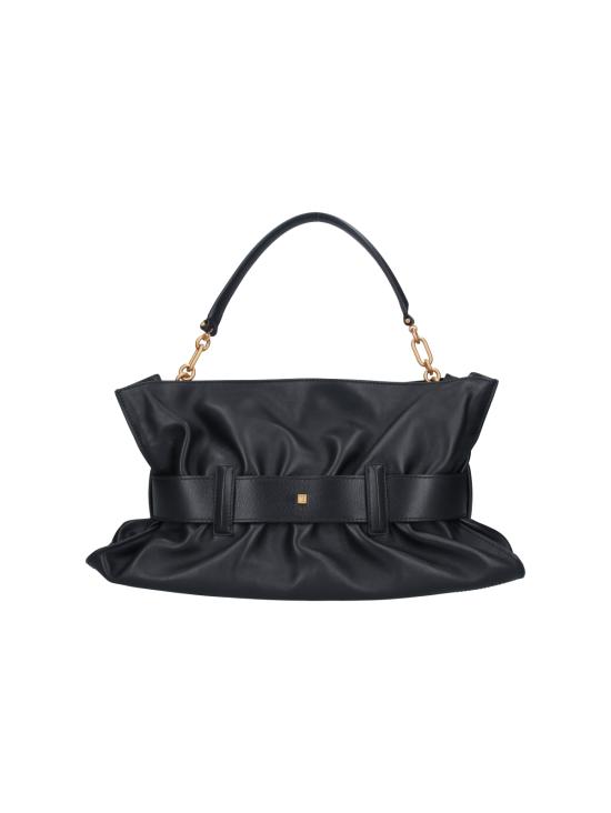 26SS 발망 숄더백 GN0KK990LSAX 0PA Black - BALMAIN