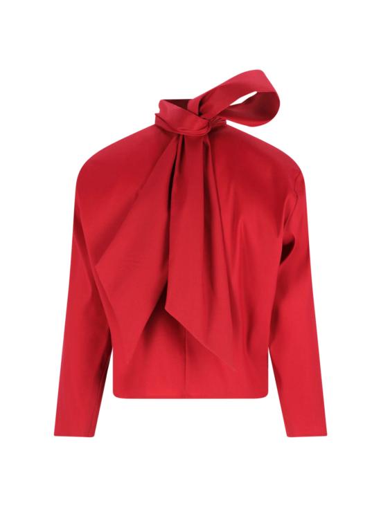 25FW 생로랑 긴팔 티셔츠 851748 Y5J95 6054 Rosso - SAINT LAURENT