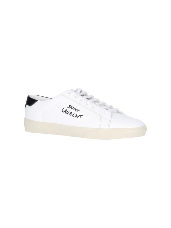 25FW 생로랑 스무스 레더 코트 클래식 SL/06 스니커즈 610685 AABEE 9061 White - SAINT LAURENT